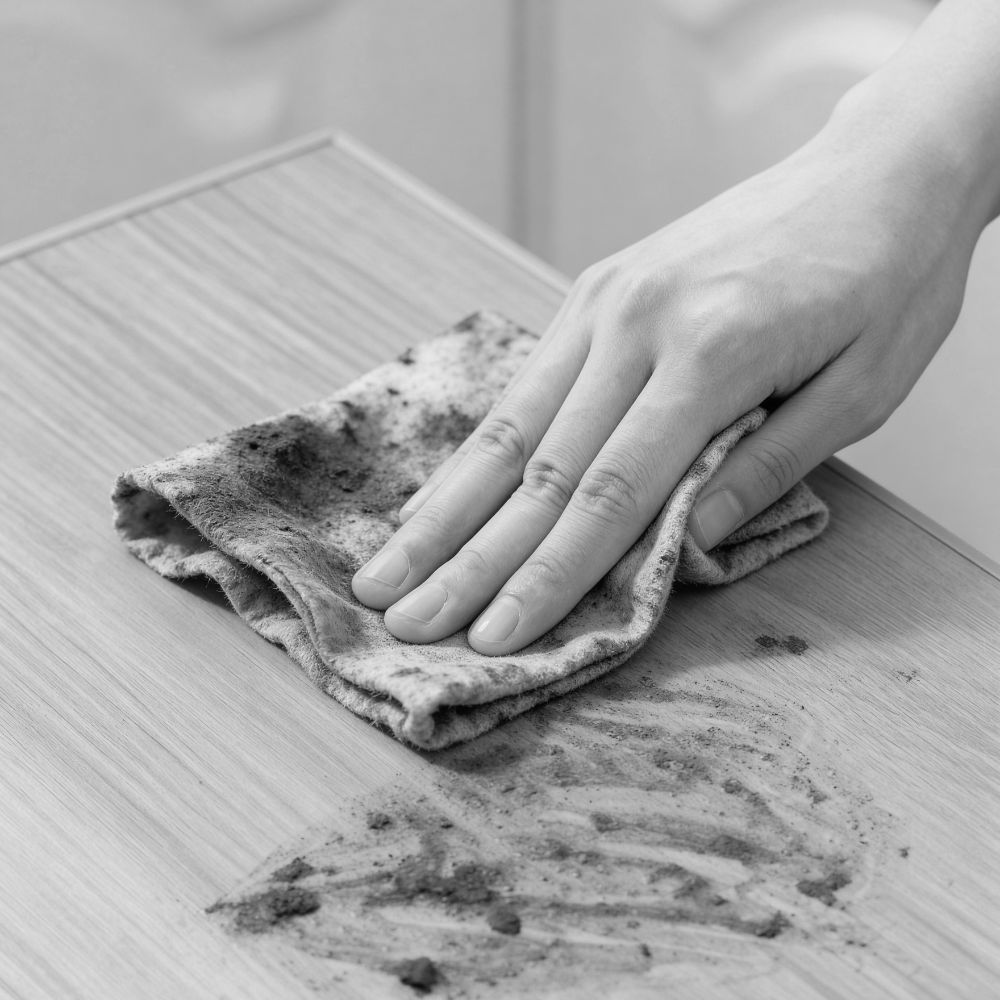 Traditional cleaning tools leaving streaks